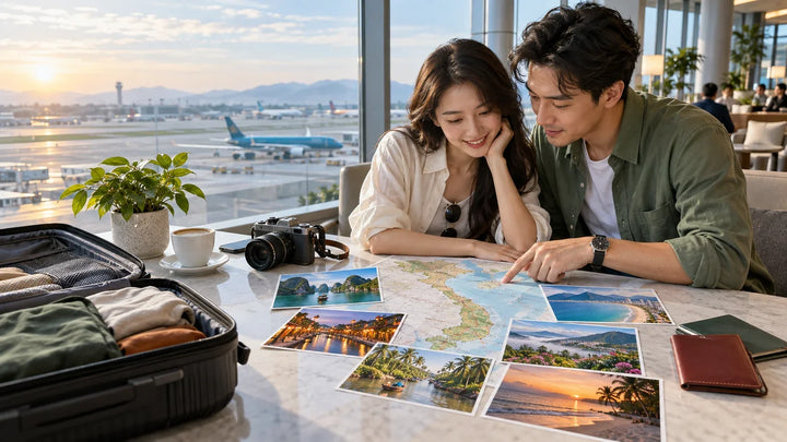 河内宁平下龙湾五天行程与旅费预算地图