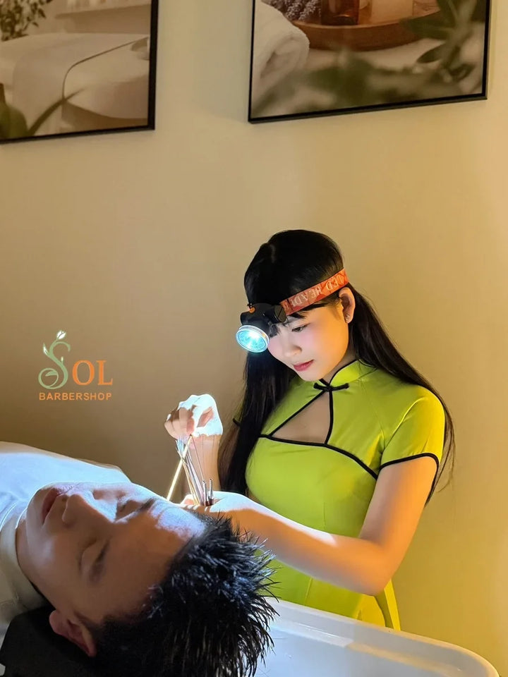 SOL Barbershop 越式洗头套餐的细节护理与服务沟通