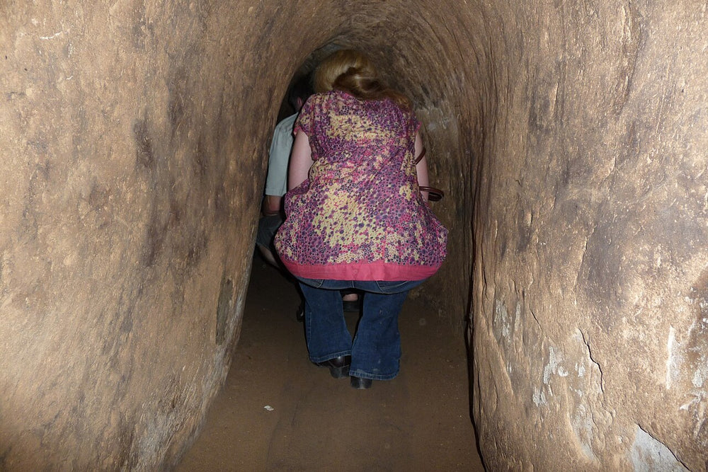 古芝地道實景照片：Cu Chi Tunnel