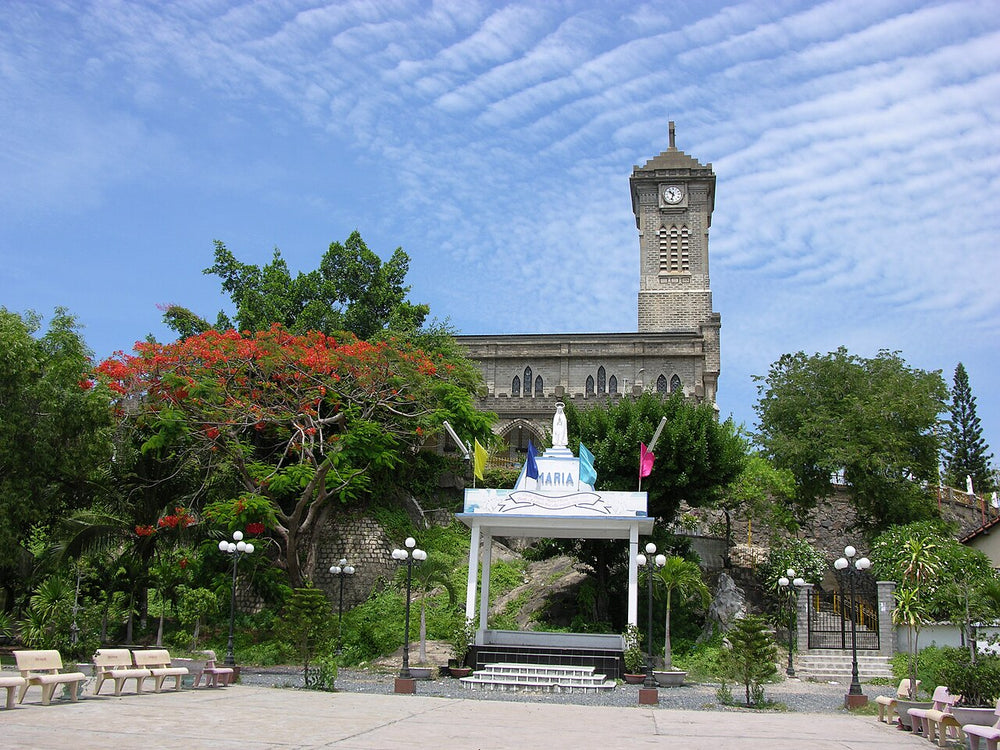 芽莊山石教堂實景照片：Christ the King Cathedral Nha Trang