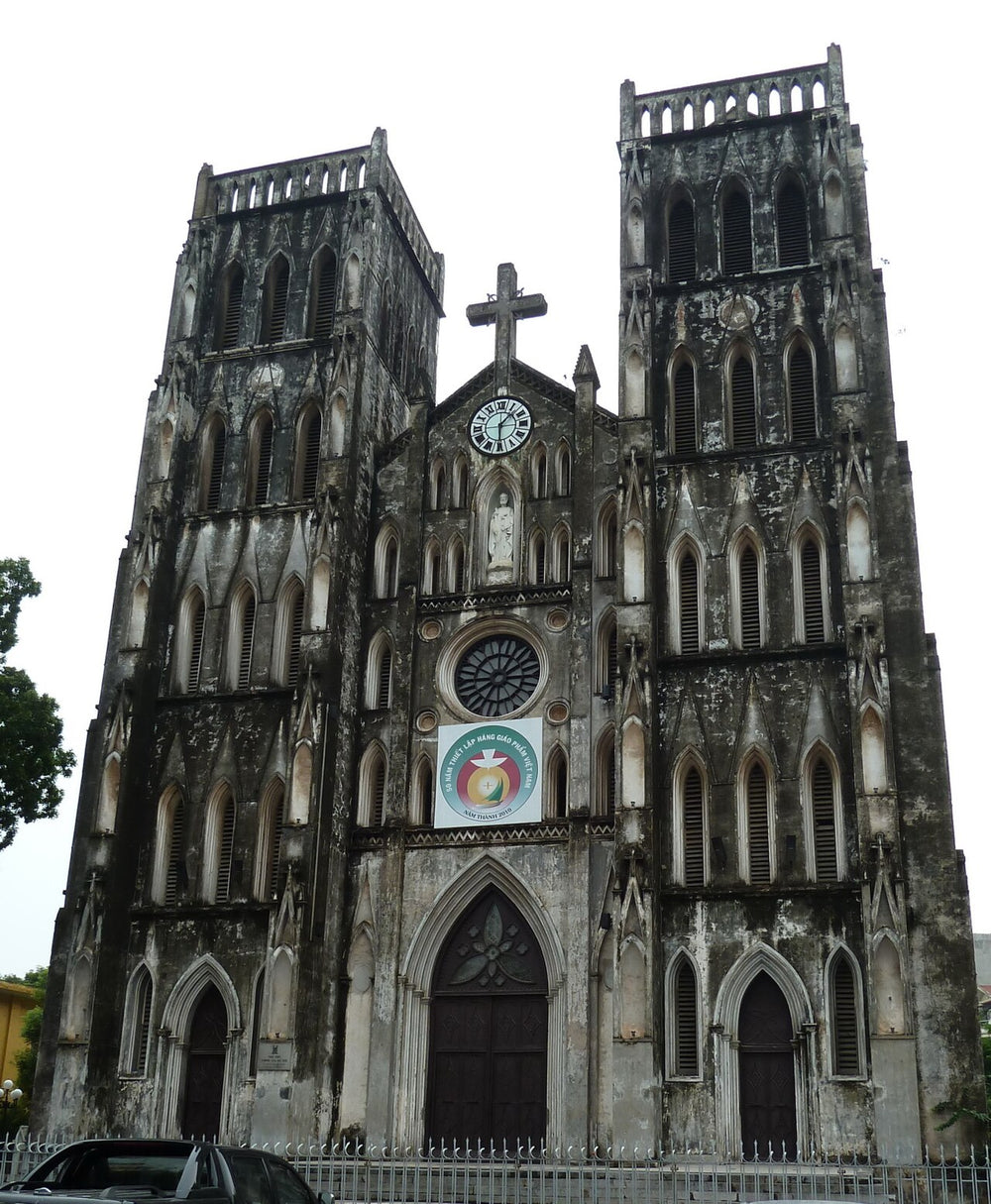 河內聖若瑟主教座堂實景照片：Catedral de San José in Hanoi