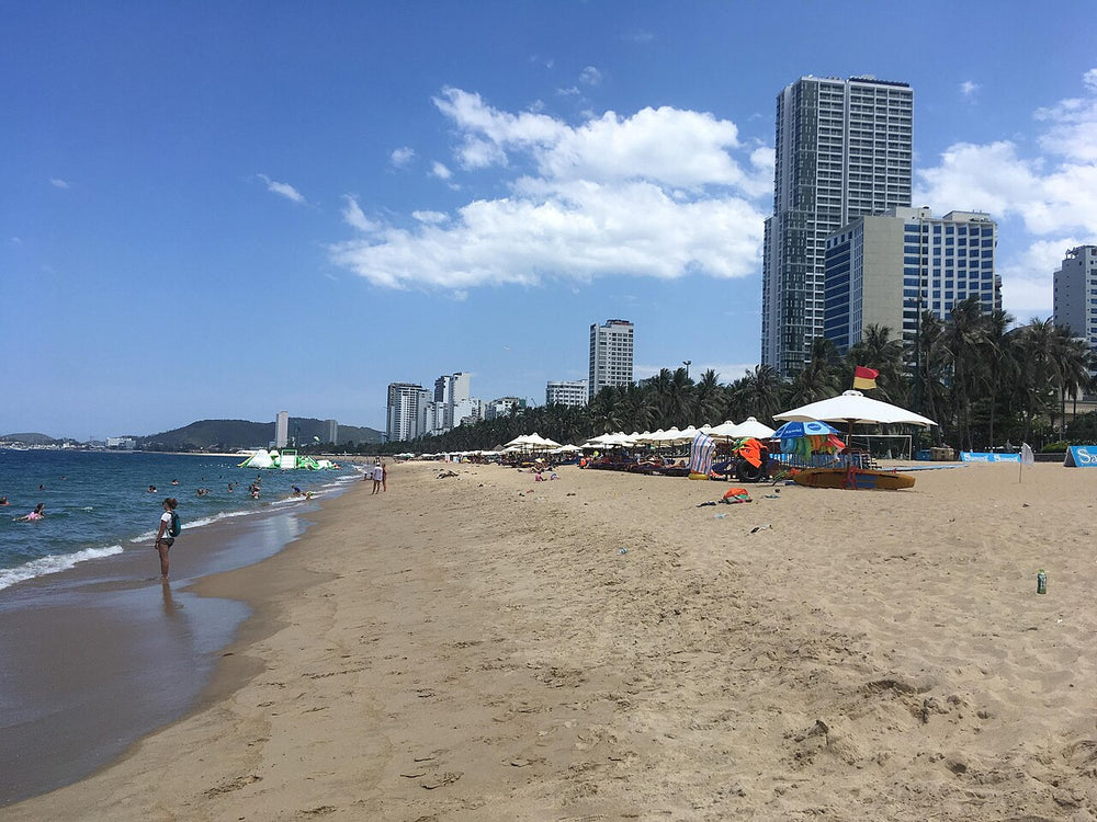 芽莊陳富海灘實景照片：Nha Trang Beach 2