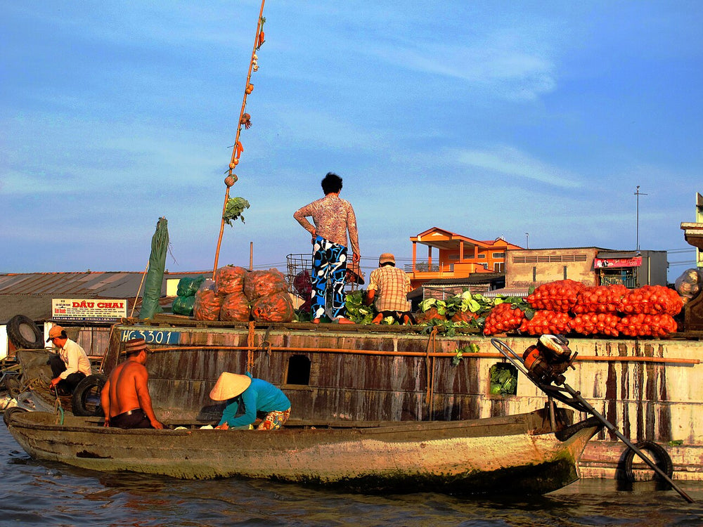 芹苴丐冷水上市場實景照片：Floating Market Can Tho2