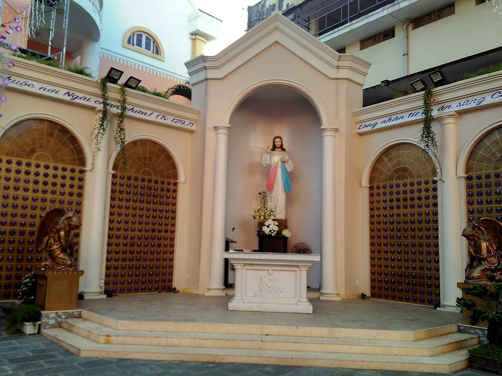 新定粉紅教堂實景照片：Tan Dinh Church