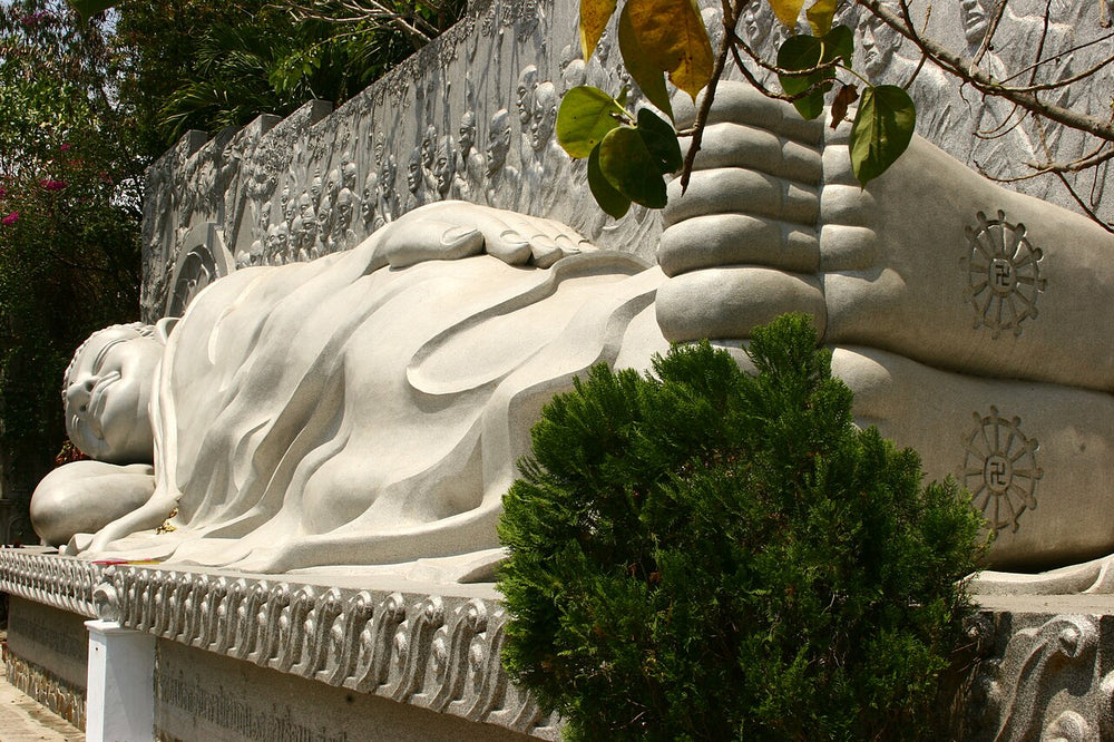 龍山寺實景照片：Lying Buddha, Nha Trang