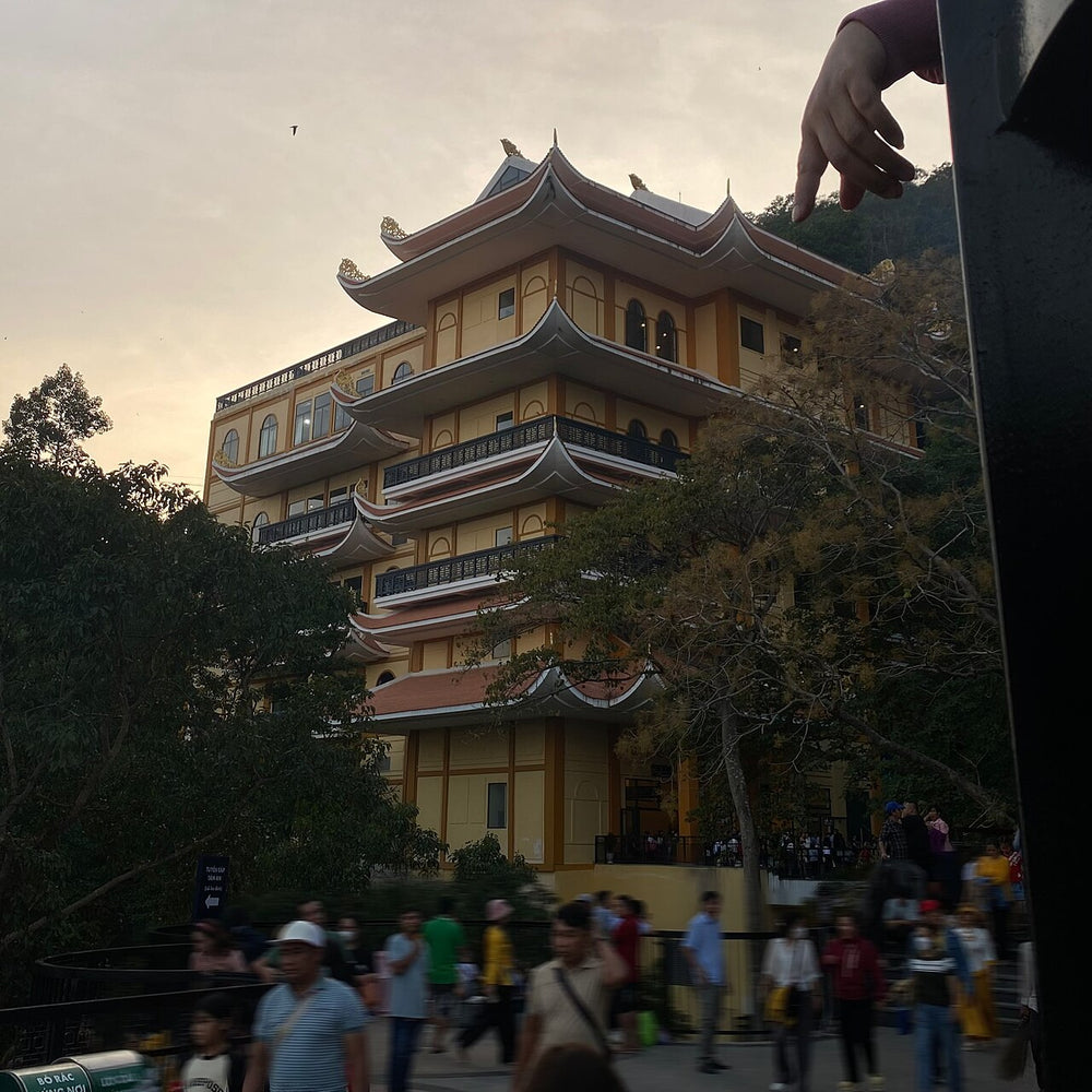 西寧黑婆山實景照片：Ga Chùa Hang ở Núi Bà Đen 2024