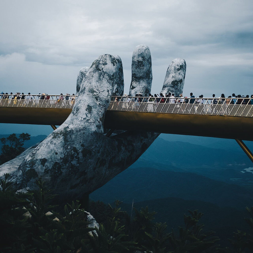 巴拿山黃金橋實景照片：Golden Bridge (Vietnam)