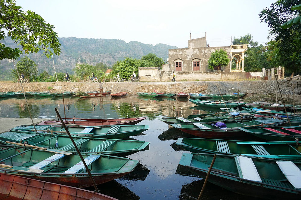 三谷遊船實景照片：Barques à Tam Coc (2)