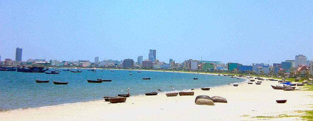美溪海灘實景照片：Beach of Da Nang, inner-gulf