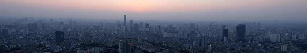 河內樂天中心觀景台實景照片：Hanoi panoramic view from Lotte 1