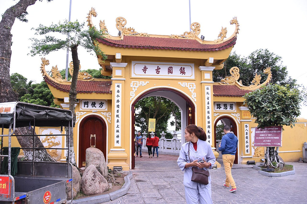 鎮國寺實景照片：An impressive arch leads up to the temple (31417104356)