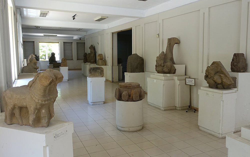 占婆雕刻博物館實景照片：Interior view - Museum of Cham Sculpture - Danang, Vietnam - DSC01931