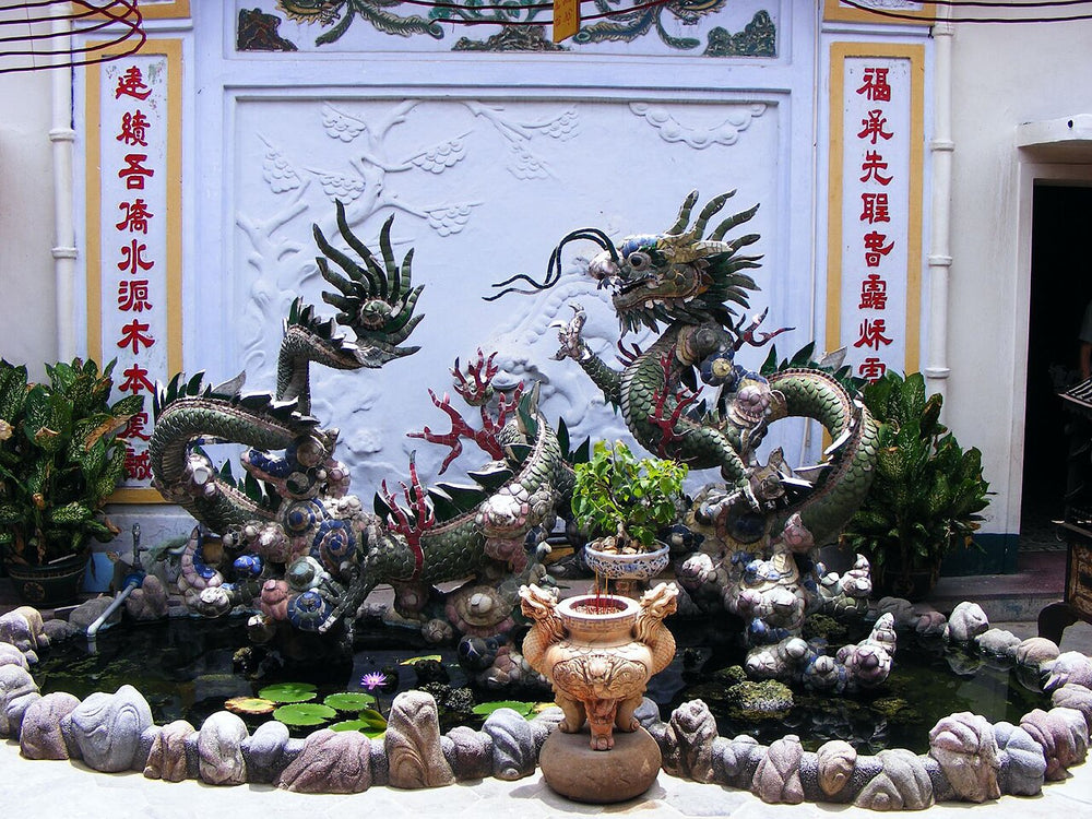 福建會館實景照片：Hội quán Phúc Kiến, sân ngoài