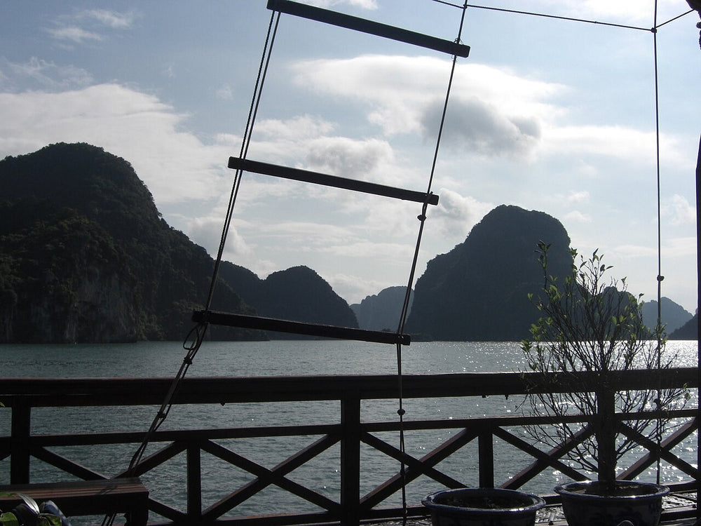 下龍灣海灣巡遊實景照片：Baie d'Halong vue du bâteau