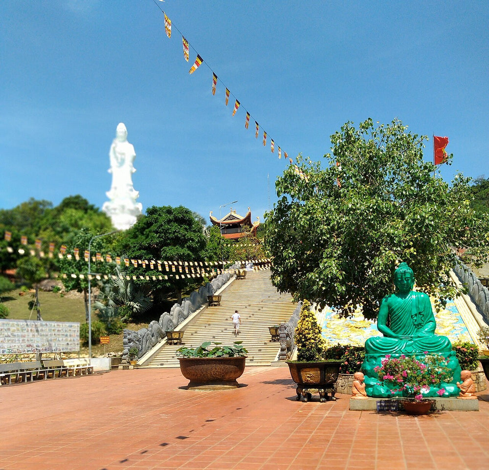 護國寺實景照片：Chùa Hộ Quốc ở đảo Phú Quốc, sống ảo tung chảo, tháng 3 năm 2021 (1)