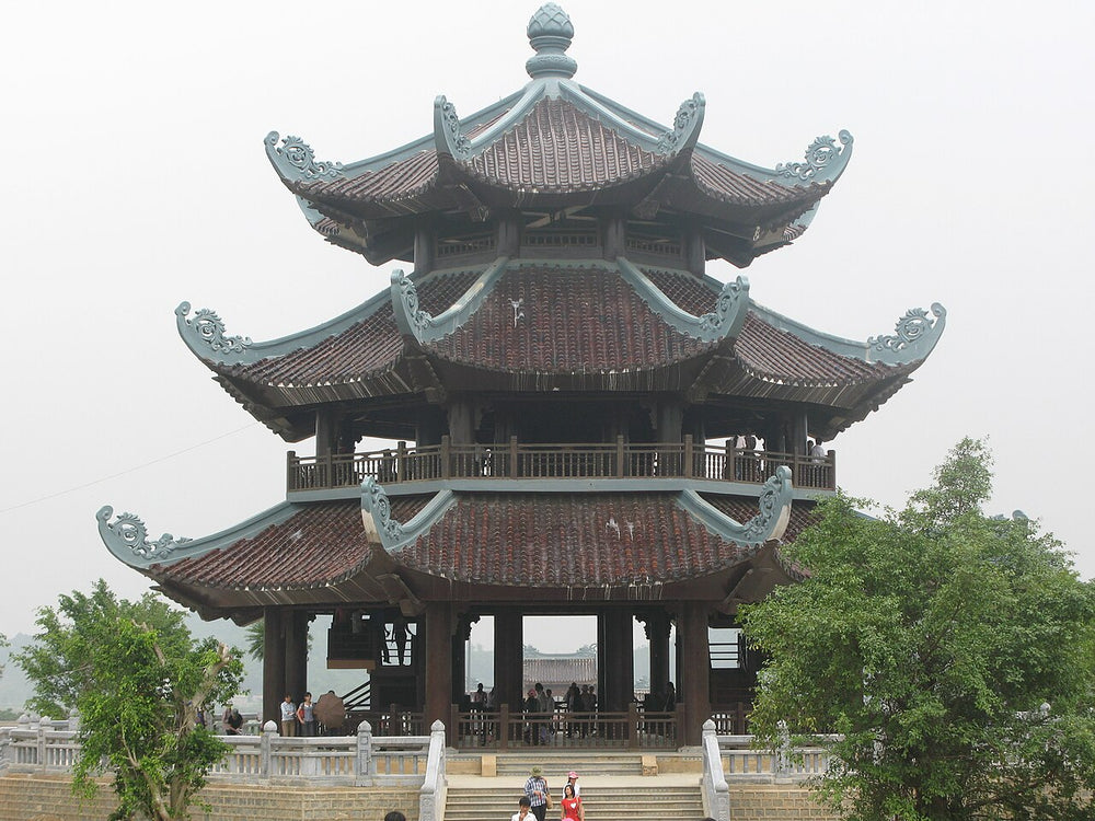 拜頂寺實景照片：BaiDinh GacChuong