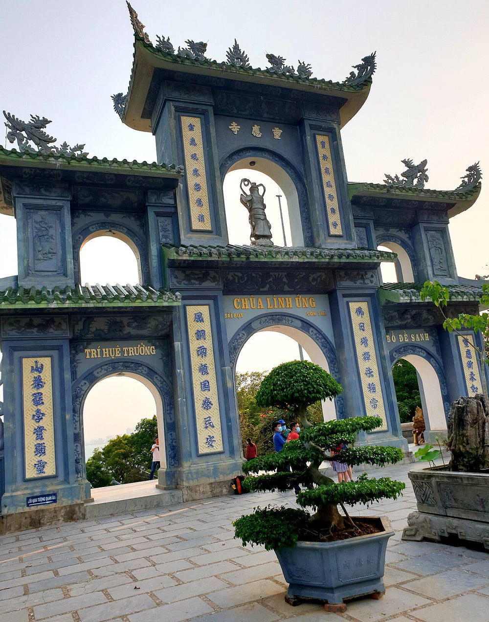 山茶半島靈應寺實景照片：Chùa Linh Ứng (cổng chùa) tại Sơn Trà, Đà Nẵng, tháng 3 năm 2021 (29)